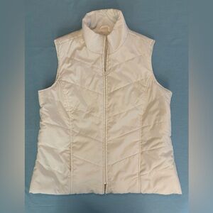 Kim Rogers White Puffer Vest